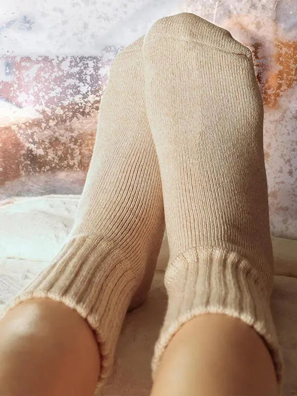Cozy Folded Crew Socks (5-Pack)